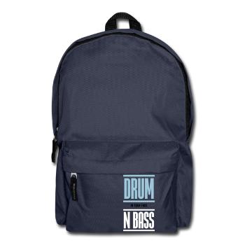 Drum and Bass Techno Music DJ - Sac à dos - bleu marine - Devant