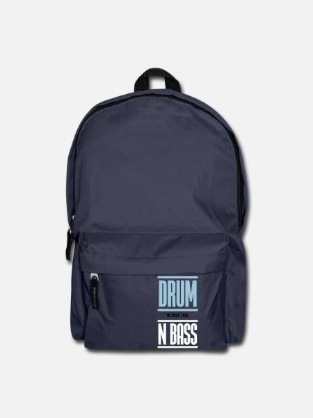 Drum and Bass Techno Music DJ - Backpack - navy