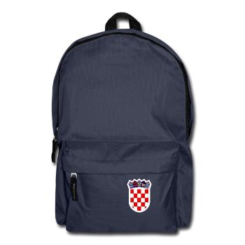 Hrvatska grb - Croatia - Kroatien - Rucksack - Navy - Vorne