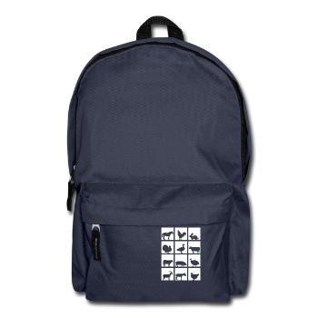 Animaux ferme 4 - Sac à dos - bleu marine - Devant