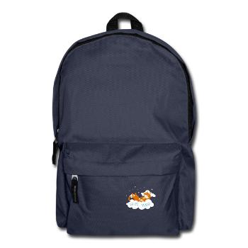 Cat in the clouds - Backpack - navy - Front