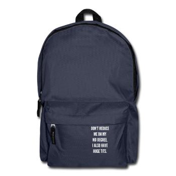 Doctor with big breasts Beautiful doctor - Backpack - navy - Front