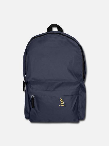 Gelbe Abstraktheit - Rucksack - Navy