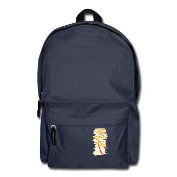 Das abstrakteste Gemälde der Welt - Rucksack - Navy - Vorne