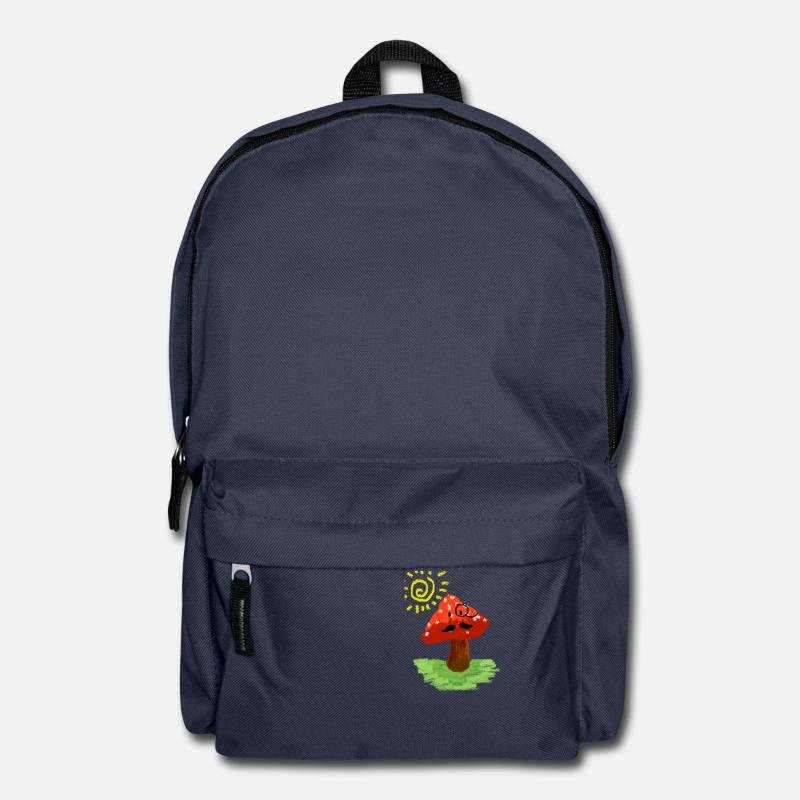 Cueilleur de champignons et cueilleur de champignons - Sac à dos - bleu marine
