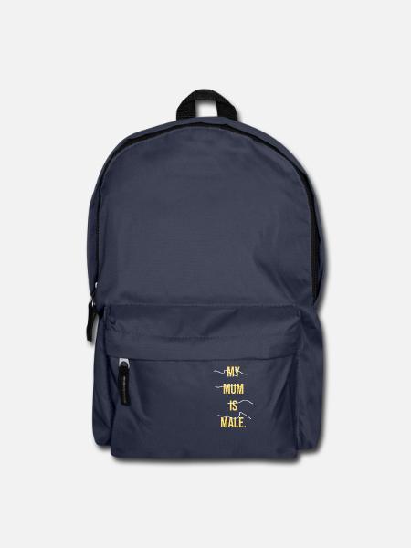 Meine Mutter ist männlich T-Shirt - Rucksack - Navy