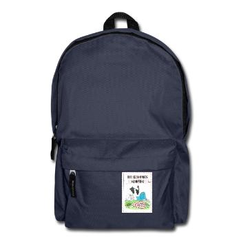 Adoptiere eine pelzige Familie - Rucksack - Navy - Vorne