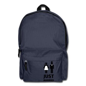 just married - Rucksack - Navy - Vorne