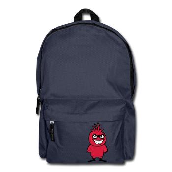 Parrot Bird Stares Nasty Aggressive Rage - Backpack - navy - Front