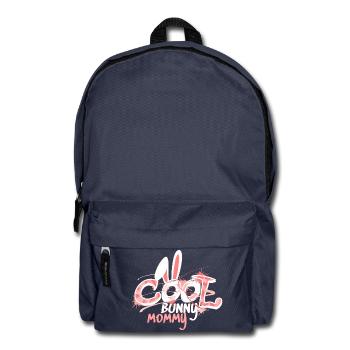 cool bunny mommy - Graffiti Motiv für Hasenmama 's - Rucksack - Navy - Vorne