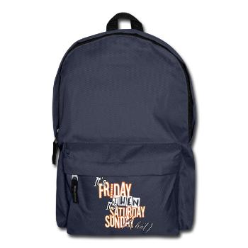 It´s Friday then! - Rucksack - Navy - Vorne