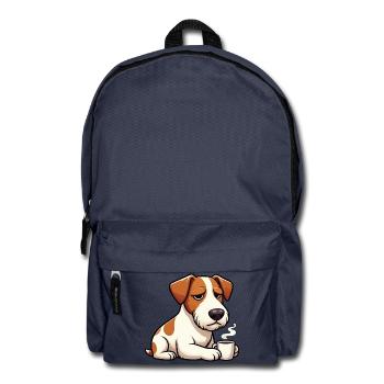 Jack Russel terrier Jack russel Besitzer Jacky - Rucksack - Navy - Vorne