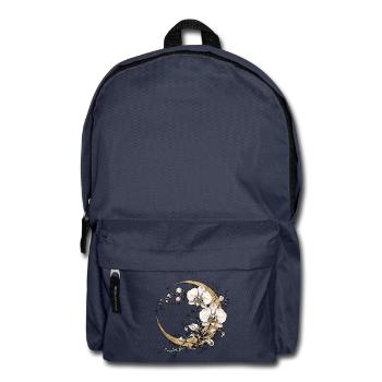 Orchidee Mondsichel Zen - Rucksack - Navy - Vorne