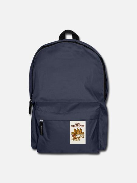 Auf Schlossfest - Neuburg Renaissancefest - Rucksack - Navy