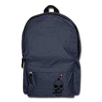 death head skull bomb handball dead head4 - Backpack - navy - Front