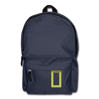 Feuerwehr-Neon - Rucksack - Navy - Vorne