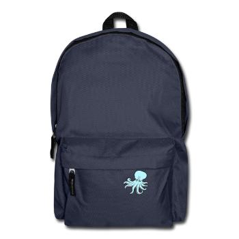 Octopus Octopus Octopus Squid Cephalopod Evil Eye - Backpack - navy - Front