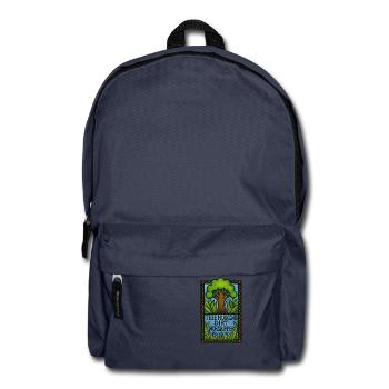 Tree Hugging Dirt Worshipper - Backpack - navy - Front