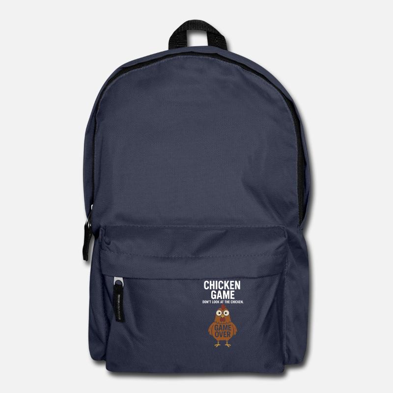Funny Chicken Game – Don’t Look at the Chicken - Backpack - navy