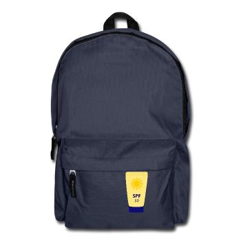 spf 50 sunscreen - Backpack - navy - Front