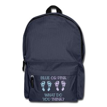 gender reveal party - Backpack - navy - Front