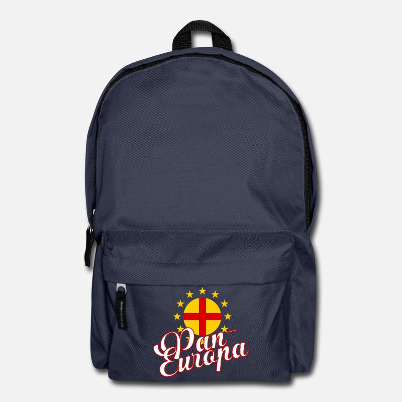 Pan-Europa Retro Script - Backpack - navy