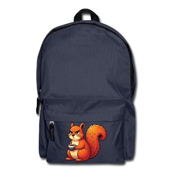 Eichhörnchen Eichhorn Eichhörnchenliebhaber Nager - Rucksack - Navy - Vorne