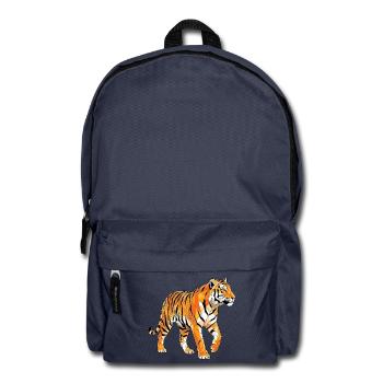 Poly Stil Tiger - Rucksack - Navy - Vorne