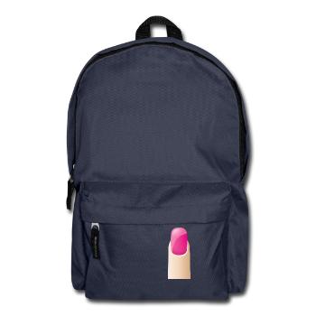 Smiley Fingernail - Backpack - navy - Front