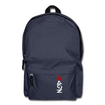 No Kings in America since 1776 Font Vertical - Backpack - navy - Front