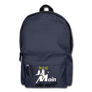 Ostsee Nordsee Shirt , Fun Shirt(25) - Rucksack - Navy - Vorne