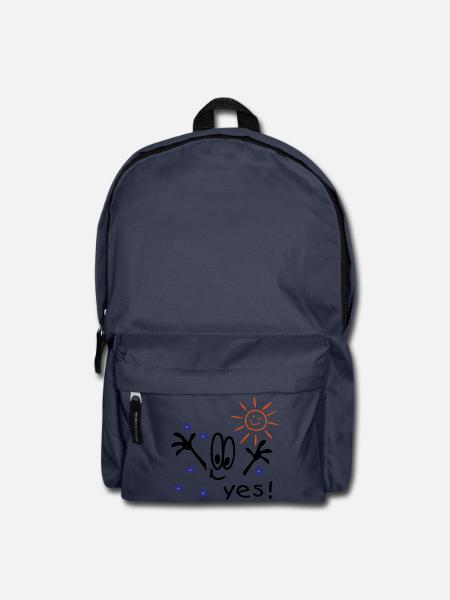 Sommer, Sonne, Urlaub, Comic - Rucksack - Navy