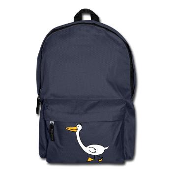 lustige Gans - Rucksack - Navy - Vorne