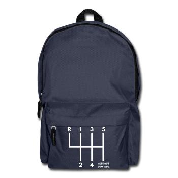 Alle Aus Dem Weg Schaltung - Rucksack - Navy - Vorne