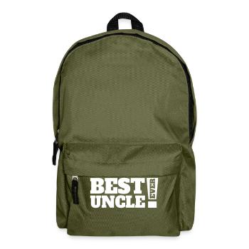 Best Uncle Ever - Rucksack - Olivgrün - Vorne