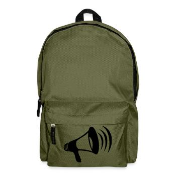 Megaphon - Rucksack - Olivgrün - Vorne
