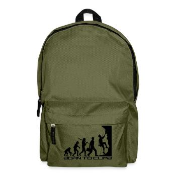 born to climb evolution entwicklung geboren steilw - Rucksack - Olivgrün - Vorne