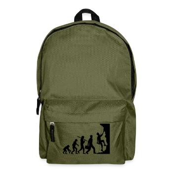 evolution entwicklung geboren steilwand bergsteige - Rucksack - Olivgrün - Vorne