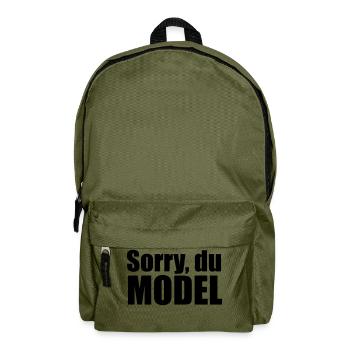 Sorry du Model - Rucksack - Olivgrün - Vorne