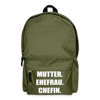 Mutter - Rucksack - Olivgrün - Vorne