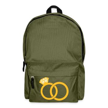 wedding rings - Rucksack - Olivgrün - Vorne