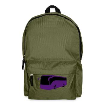 Reisebus - Rucksack - Olivgrün - Vorne