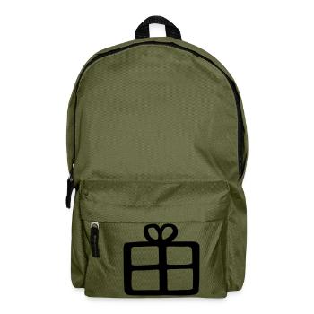Geschenk - Rucksack - Olivgrün - Vorne