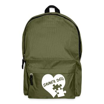 miss you / savner deg - Rucksack - Olivgrün - Vorne