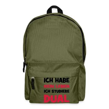Duales Studium - Rucksack - Olivgrün - Vorne