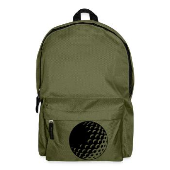 Golf - Golfball - Rucksack - Olivgrün - Vorne