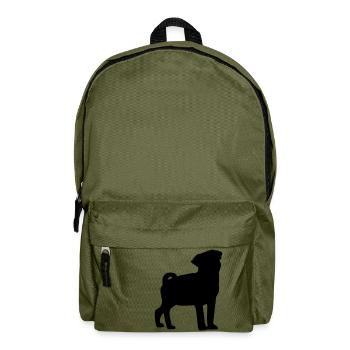 Mops - Rucksack - Olivgrün - Vorne