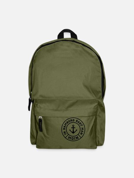 hamburg moin - Rucksack - Olivgrün