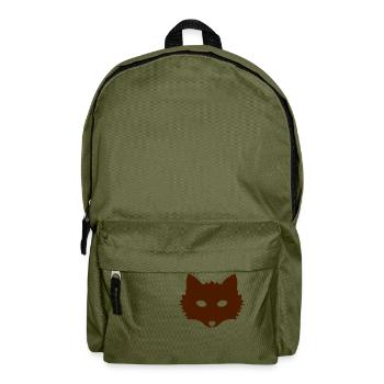 Fuchs einfarbig - Rucksack - Olivgrün - Vorne