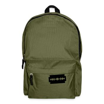 Rasierklinge Symbol - Rucksack - Olivgrün - Vorne